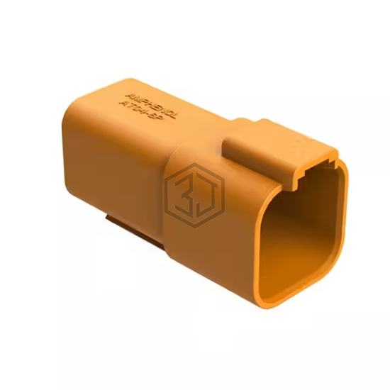 AT04-6P-ORG - Amphenol Sine Systems Corp - Rectangular Connectors - Housings