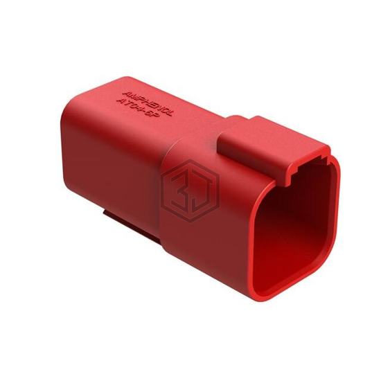 AT04-6P-RED - Amphenol Sine Systems Corp - Rectangular Connectors - Housings