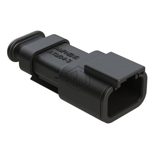 ATM04-3P-SR01BK - Amphenol Sine Systems Corp - Rectangular Connectors - Housings