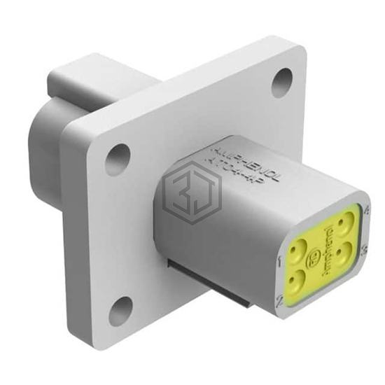 AT04-4P-CL03 - Amphenol Sine Systems Corp - Rectangular Connectors - Housings