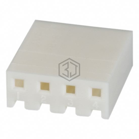 640251-4 - TE Connectivity AMP Connectors - Rectangular Connectors - Housings