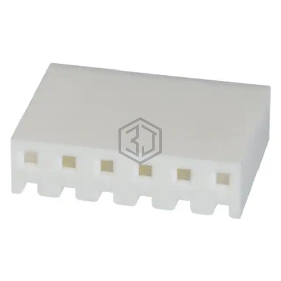 640251-6 - TE Connectivity AMP Connectors - Rectangular Connectors - Housings