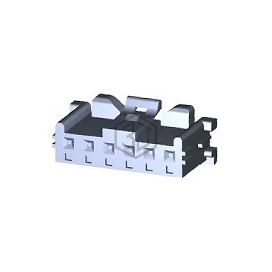 1376477-6 - TE Connectivity AMP Connectors - Rectangular Connectors - Housings