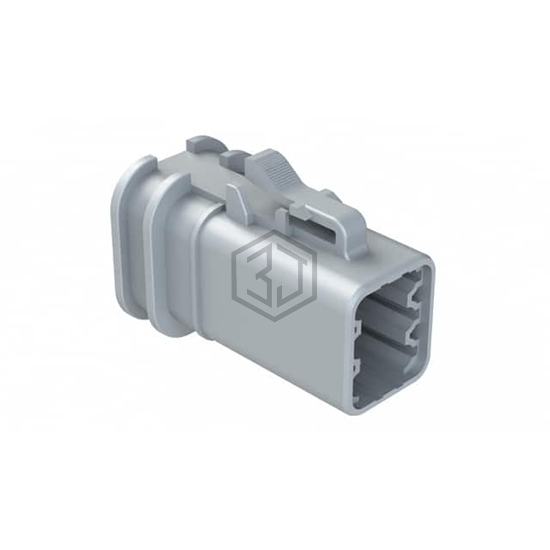 ATP06-6S-OMRDGRY - Amphenol Sine Systems Corp - Rectangular Connectors - Housings