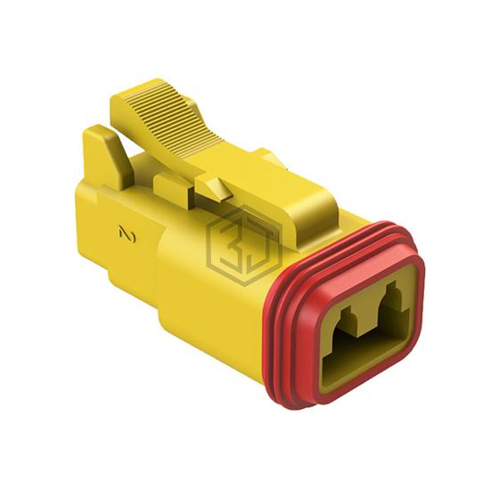 AT06-2S-YEL - Amphenol Sine Systems Corp - Rectangular Connectors - Housings