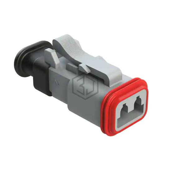 AT06-2S-SR02GRY - Amphenol Sine Systems Corp - Rectangular Connectors - Housings