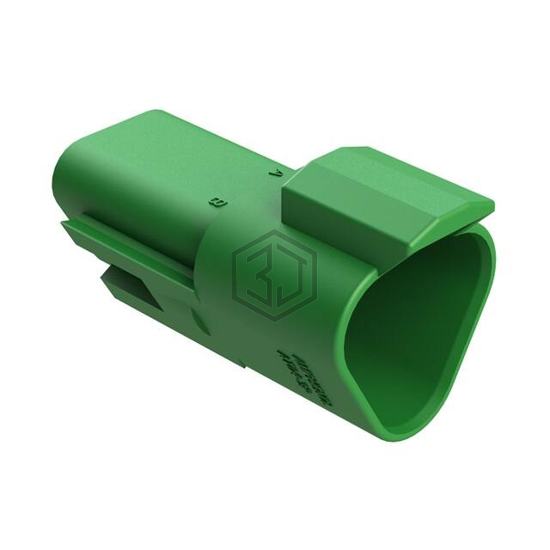 AT04-3P-GRN - Amphenol Sine Systems Corp - Rectangular Connectors - Housings