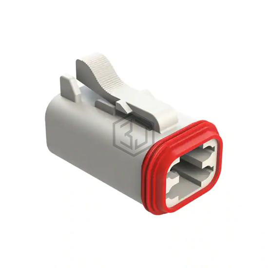 AT06-4S-WHT - Amphenol Sine Systems Corp - Rectangular Connectors - Housings