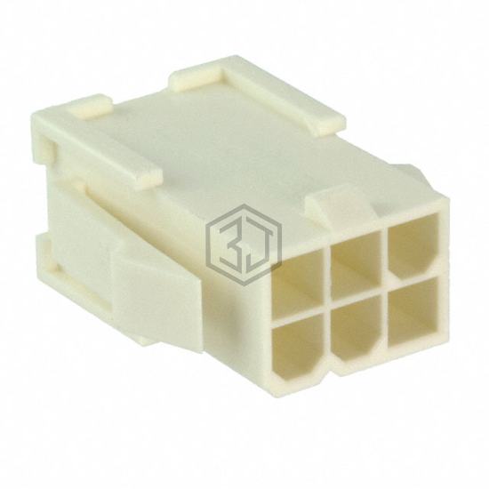 1969605-6 - TE Connectivity AMP Connectors - Rectangular Connectors - Housings