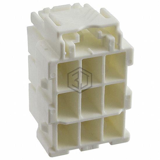 1-1971876-3 - TE Connectivity AMP Connectors - Rectangular Connectors - Housings