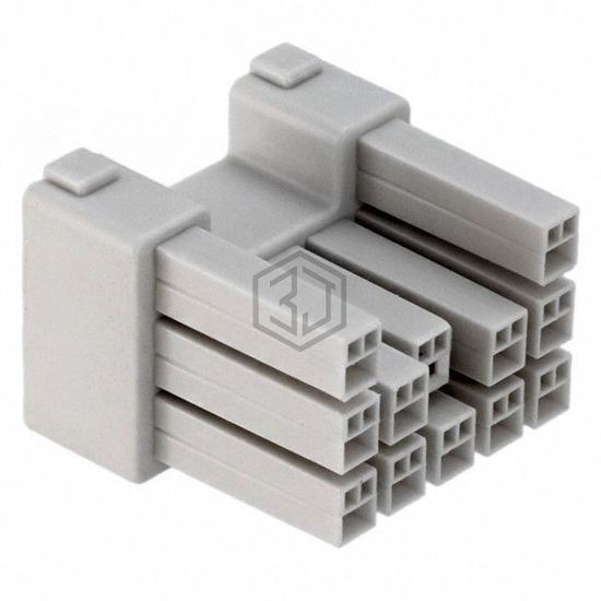 176762-1 - TE Connectivity AMP Connectors - Rectangular Connectors - Housings