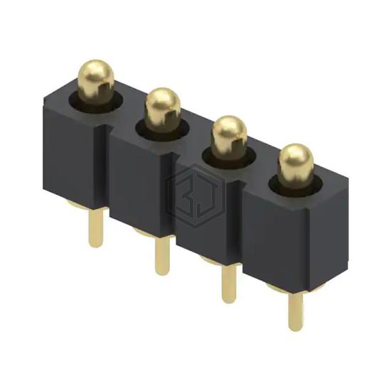 821-22-004-10-001101 - Mill-Max Manufacturing Corp. - Rectangular Connectors - Spring Loaded