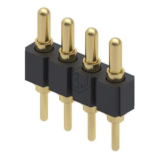 825-22-004-10-001101 - Mill-Max Manufacturing Corp. - Rectangular Connectors - Spring Loaded