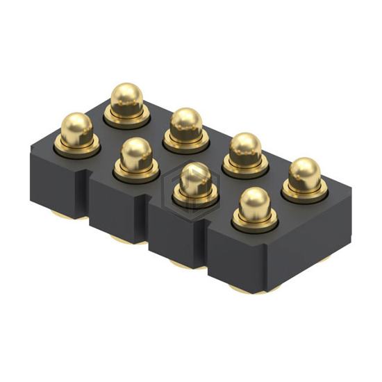 813-22-008-30-000101 - Mill-Max Manufacturing Corp. - Rectangular Connectors - Spring Loaded