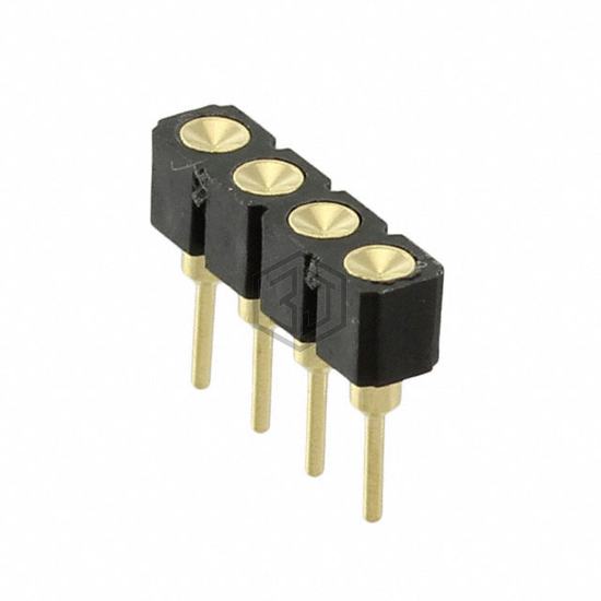 319-10-104-00-006000 - Mill-Max Manufacturing Corp. - Rectangular Connectors - Spring Loaded