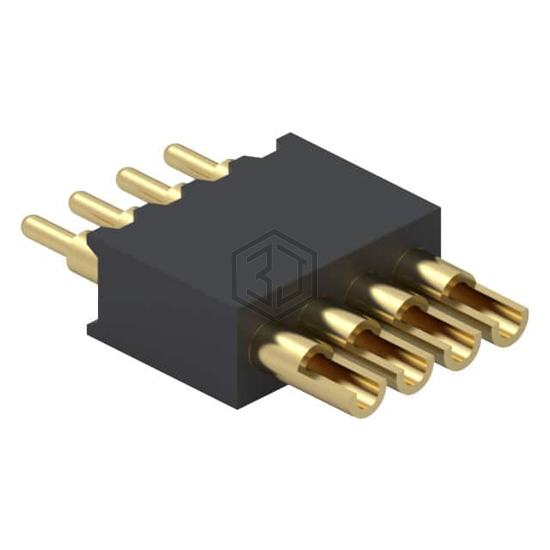 854-22-004-10-003101 - Mill-Max Manufacturing Corp. - Rectangular Connectors - Spring Loaded