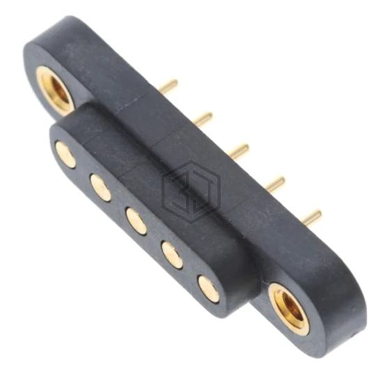 858-10-005-10-012000 - Mill-Max Manufacturing Corp. - Rectangular Connectors - Spring Loaded