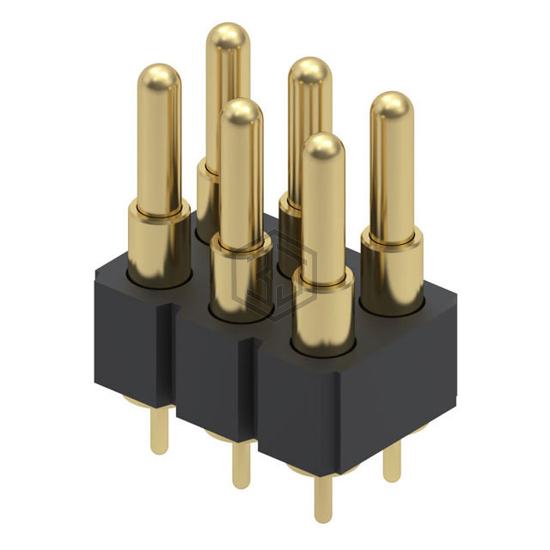 818-22-006-10-005101 - Mill-Max Manufacturing Corp. - Rectangular Connectors - Spring Loaded