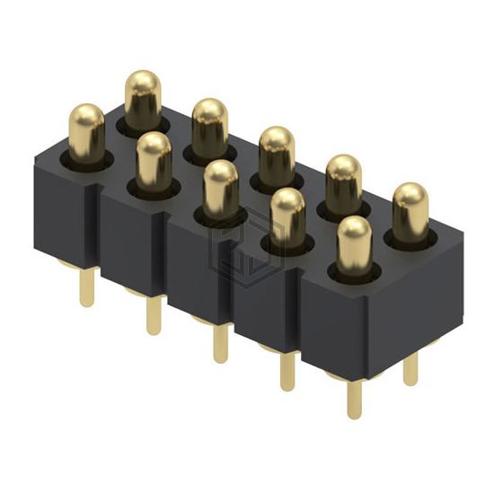 823-22-010-10-002101 - Mill-Max Manufacturing Corp. - Rectangular Connectors - Spring Loaded