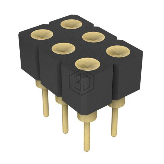 419-10-206-00-006000 - Mill-Max Manufacturing Corp. - Rectangular Connectors - Spring Loaded