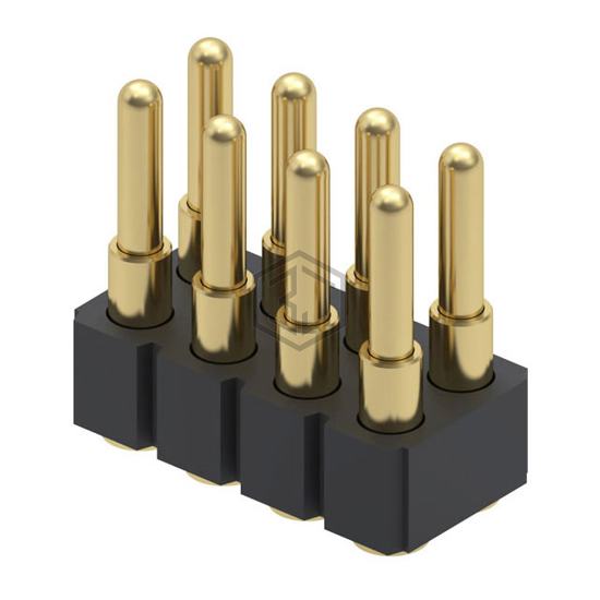 814-22-008-30-006101 - Mill-Max Manufacturing Corp. - Rectangular Connectors - Spring Loaded