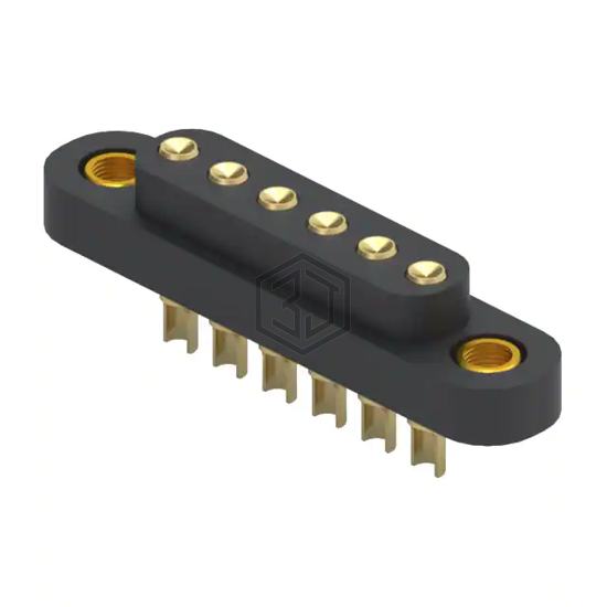 868-10-006-00-012000 - Mill-Max Manufacturing Corp. - Rectangular Connectors - Spring Loaded
