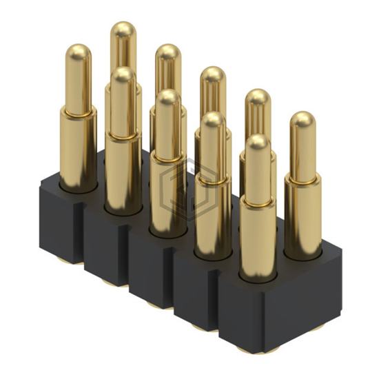 839-22-010-30-001101 - Mill-Max Manufacturing Corp. - Rectangular Connectors - Spring Loaded