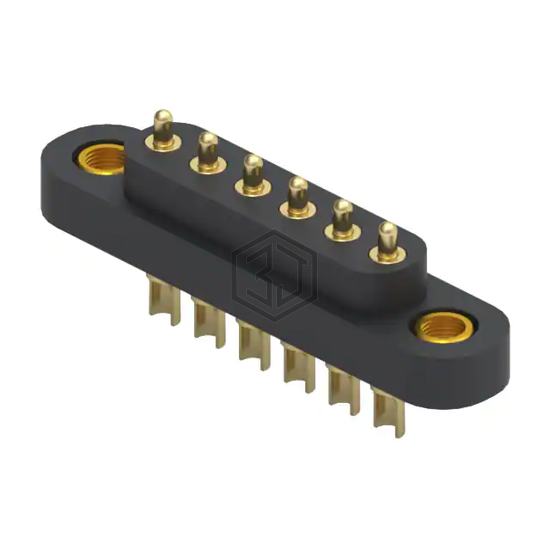 868-22-006-00-011101 - Mill-Max Manufacturing Corp. - Rectangular Connectors - Spring Loaded