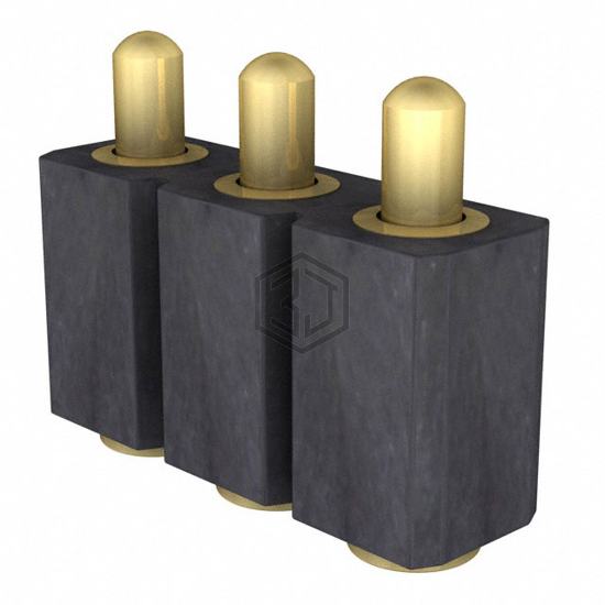 811-S1-003-30-015101 - Preci-Dip - Rectangular Connectors - Spring Loaded