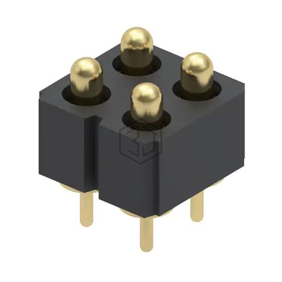 823-22-004-10-001101 - Mill-Max Manufacturing Corp. - Rectangular Connectors - Spring Loaded