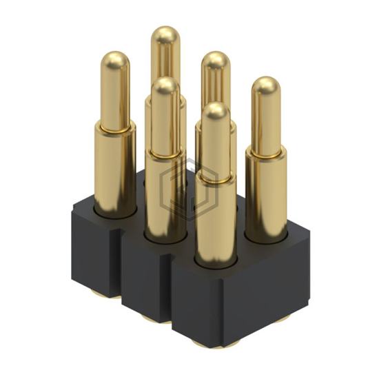 839-22-006-30-001101 - Mill-Max Manufacturing Corp. - Rectangular Connectors - Spring Loaded