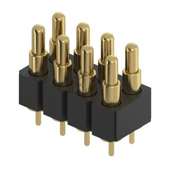 818-22-008-10-002101 - Mill-Max Manufacturing Corp. - Rectangular Connectors - Spring Loaded