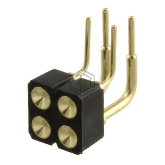 499-10-204-10-007000 - Mill-Max Manufacturing Corp. - Rectangular Connectors - Spring Loaded