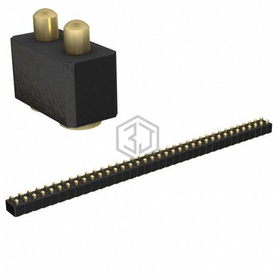 813-22-072-30-001101 - Mill-Max Manufacturing Corp. - Rectangular Connectors - Spring Loaded