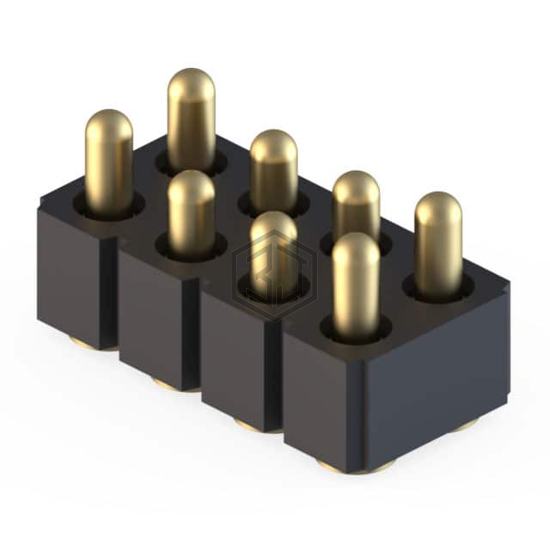813-22-008-30-022101 - Mill-Max Manufacturing Corp. - Rectangular Connectors - Spring Loaded