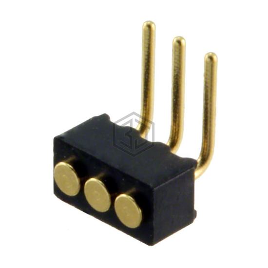 856-10-003-20-001000 - Mill-Max Manufacturing Corp. - Rectangular Connectors - Spring Loaded