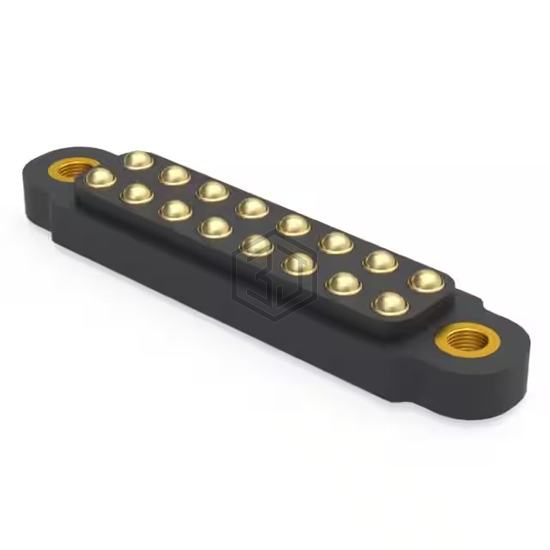 847-22-016-30-011101 - Mill-Max Manufacturing Corp. - Rectangular Connectors - Spring Loaded