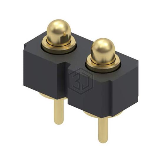 821-22-002-10-000101 - Mill-Max Manufacturing Corp. - Rectangular Connectors - Spring Loaded