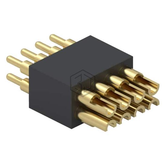 855-22-008-10-003101 - Mill-Max Manufacturing Corp. - Rectangular Connectors - Spring Loaded
