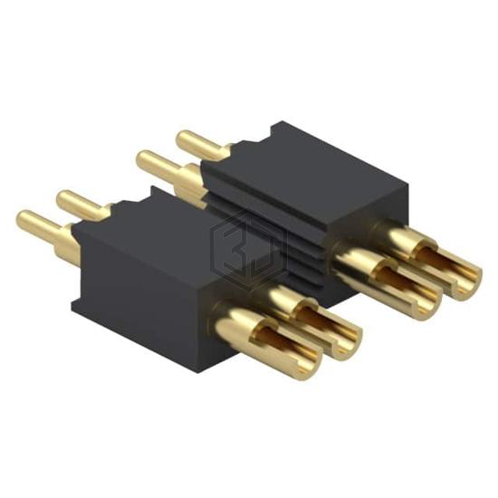 854-22-010-10-003101 - Mill-Max Manufacturing Corp. - Rectangular Connectors - Spring Loaded