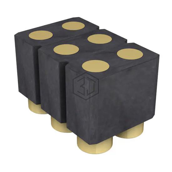 802-10-006-30-507101 - Preci-Dip - Rectangular Connectors - Spring Loaded