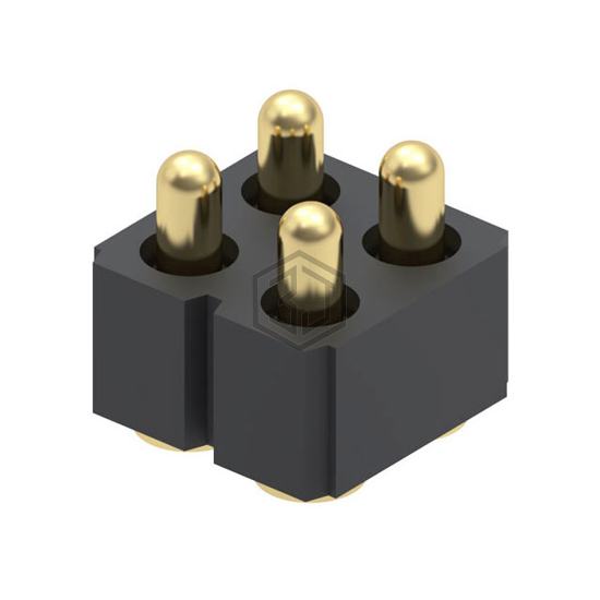 813-22-004-30-002101 - Mill-Max Manufacturing Corp. - Rectangular Connectors - Spring Loaded