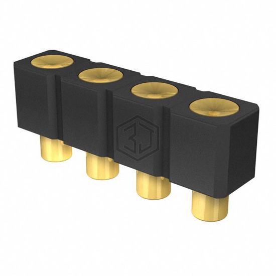 319-10-104-30-008000 - Mill-Max Manufacturing Corp. - Rectangular Connectors - Spring Loaded