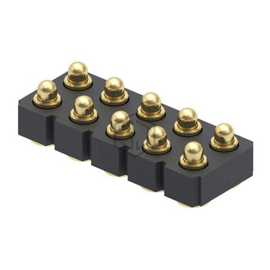 813-22-010-30-000101 - Mill-Max Manufacturing Corp. - Rectangular Connectors - Spring Loaded