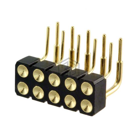 499-10-210-10-007000 - Mill-Max Manufacturing Corp. - Rectangular Connectors - Spring Loaded