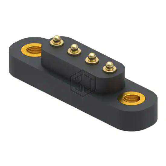 858-22-004-80-011101 - Mill-Max Manufacturing Corp. - Rectangular Connectors - Spring Loaded