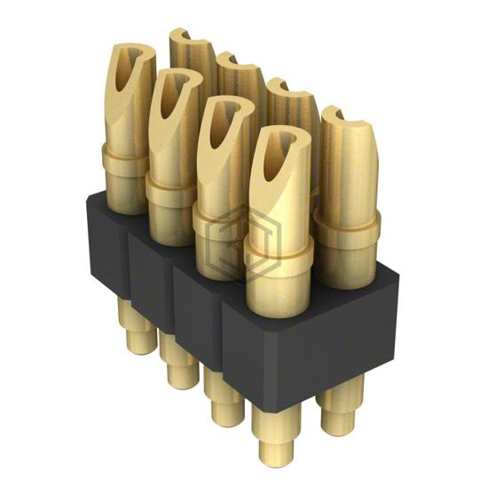 826-22-008-00-005000 - Mill-Max Manufacturing Corp. - Rectangular Connectors - Spring Loaded