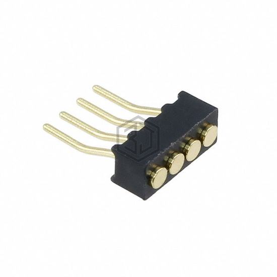 856-10-004-40-001000 - Mill-Max Manufacturing Corp. - Rectangular Connectors - Spring Loaded