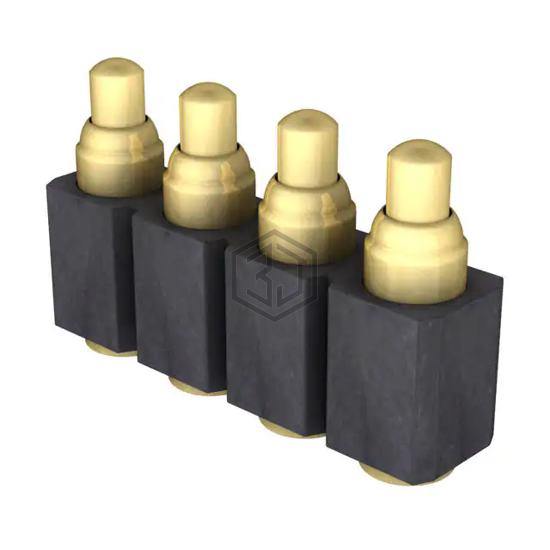 821-S1-004-30-013101 - Preci-Dip - Rectangular Connectors - Spring Loaded