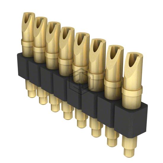 824-22-008-00-005000 - Mill-Max Manufacturing Corp. - Rectangular Connectors - Spring Loaded